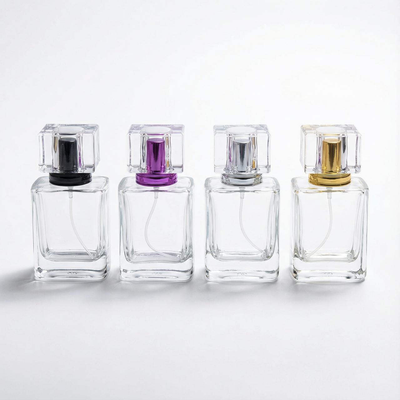 Flacon parfum vide Dior 100 ml en verre transparent avec vaporisateur