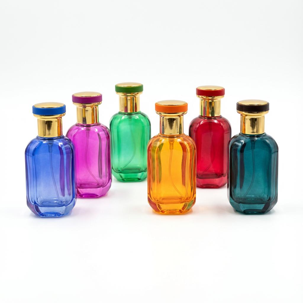 Flacon Mousuf 30 ml en verre coloré pour parfum et huiles