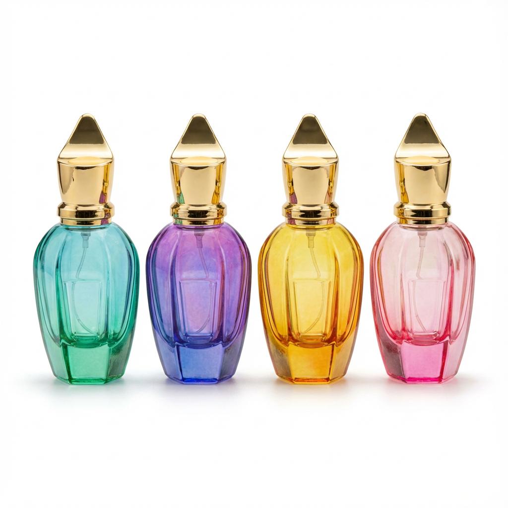 Flacon Xerjoff 30 ml et 50 ml en verre coloré avec vaporisateur